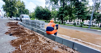 В Саранске отремонтировали больше 22 км тротуаров 