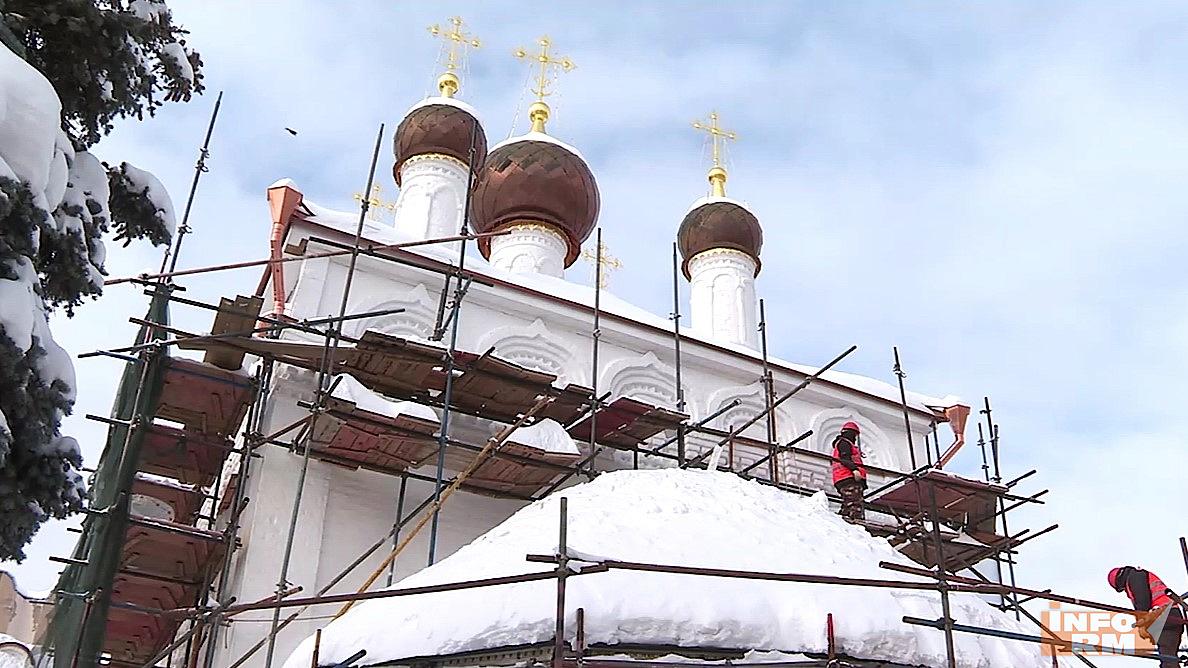 Реконструкцию старейшего храма Мордовии завершат к лету