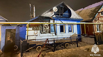 В Лямбире тушили частный дом