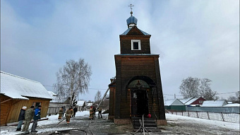 В Мордовии горела церковь