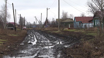 В Малых Березниках улица тонет в грязи