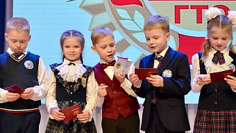 В Саранске дошколятам вручили золотые значки ГТО
