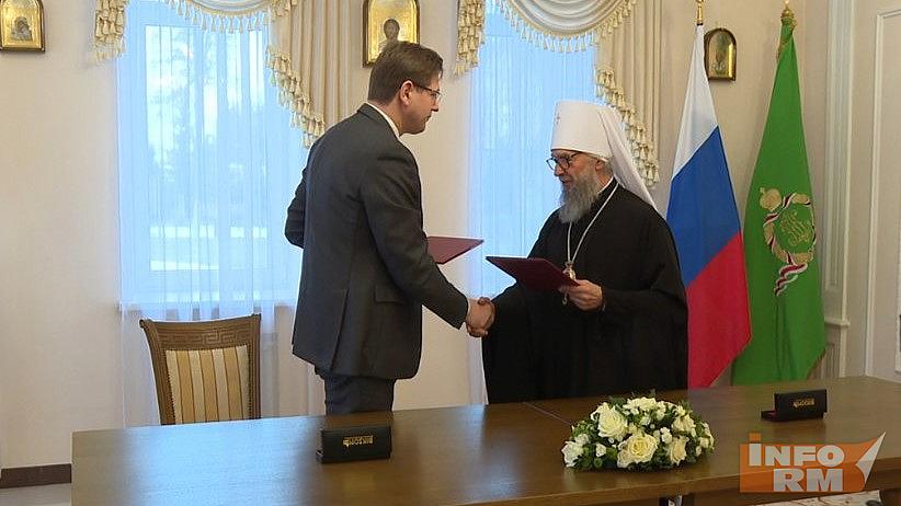 В Мордовии подписано соглашение между епархией и Управлением Минюста