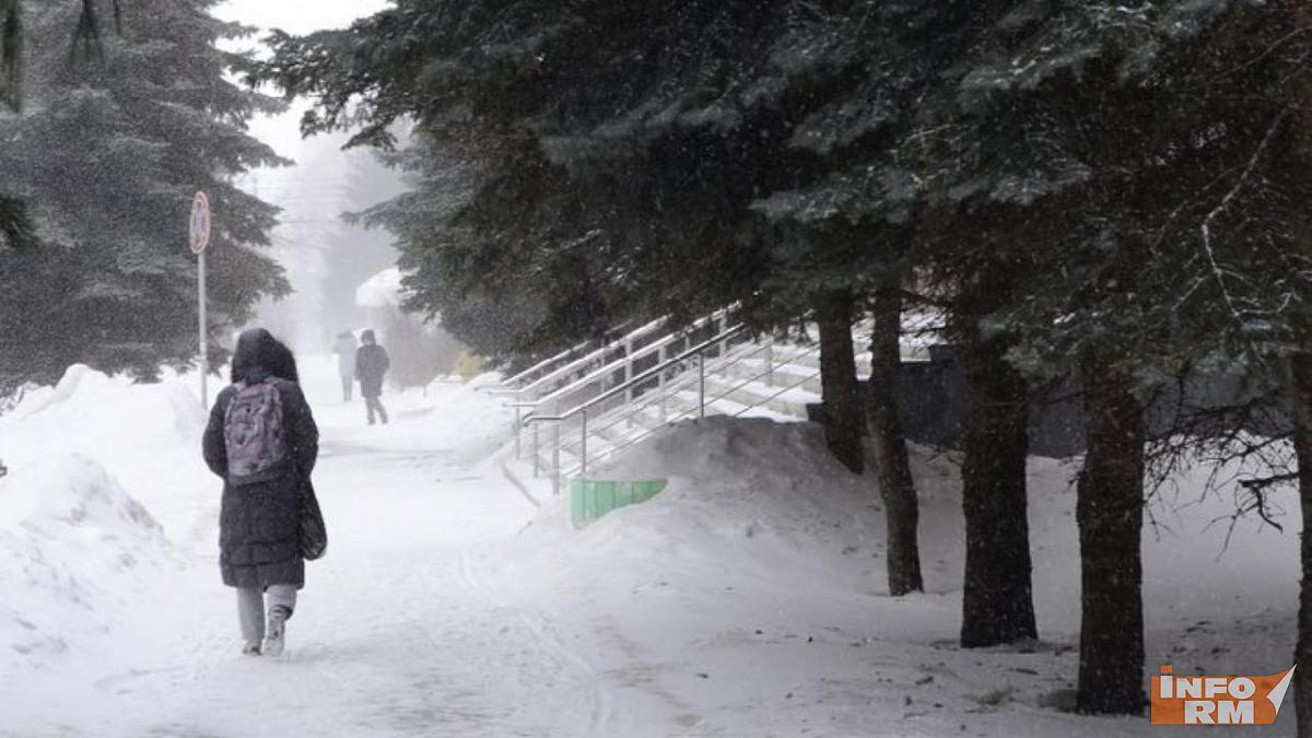 В Мордовии не прекращаются снегопад и метель